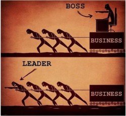 boss VS leader